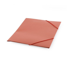 BLUERING Gumis mappa A4, műanyag Bluering® piros mappa