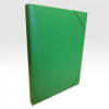 BLUERING Gumis mappa A4, műanyag gerincvastagított 30mm, Bluering® zöld