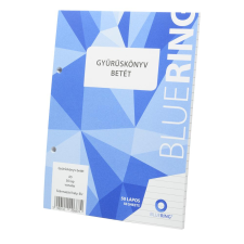 BLUERING Gyűrűskönyv betét A5, 50lap vonalas (5999111206874) gyűrűskönyv