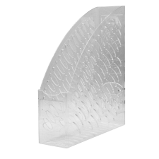 BLUERING Iratpapucs 8cm, műanyag, 80x300x250mm, Bluering®, víztiszta irattartó