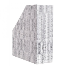 BLUERING Iratpapucs 9cm, karton, Bluering® textil szürke irattartó