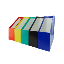 BLUERING Iratpapucs 9cm, karton, lakkozott Bluering® kék irattartó