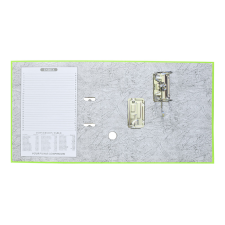 BLUERING Iratrendező A4, 7,5cm,lapraszerelt, Bluering® Smart almazöld irattartó