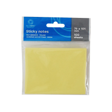 BLUERING Jegyzettömb öntapadó, 101x76mm, 100lap, Bluering® , sárga post-it