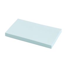 BLUERING Jegyzettömb öntapadó, 76x127mm, 100lap, Bluering® , pasztellkék jegyzettömb