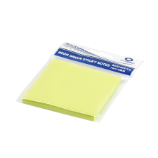 BLUERING Jegyzettömb öntapadó 80 lap 76x76mm neon zöld BLUERING 1 db jegyzettömb