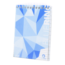 BLUERING Jegyzettömb spirálozott, A7, 60lap, Bluering® vonalas jegyzettömb