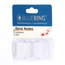 BLUERING Jelölőcímke 25x45mm, 50lap, műanyag Bluering® fehér információs címke