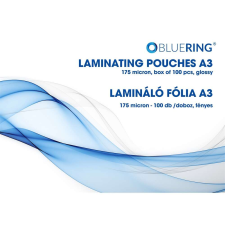 BLUERING Lamináló fólia a3, 175 micron 100 db/doboz, bluering® lamináló fólia