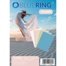 BLUERING Másolópapír, színes, A4, 80g. Bluering® 5x20 ív/csomag, pasztell színes fénymásolópapír