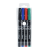 BLUERING Rostirón, tűfilc alkoholos készlet, 1mm OHP Bluering® M, 4 klf. szín