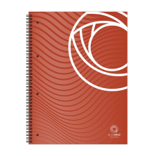 BLUERING Spirálfüzet A4, 80lap, perforált lyukasztott Bluering&amp;reg; kockás füzet