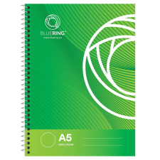 BLUERING Spirálfüzet a5, 70lap bluering® sima füzet