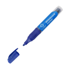 BLUERING Táblamarker 3mm, kerek, cserélhető betétes, kék (5999111219690) filctoll, marker