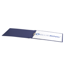 BLUERING Villámzáras mappa A3, fekvő műanyag, Bluering®, kék mappa