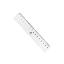 BLUERING Vonalzó 15cm, műanyag Bluering® vonalzó
