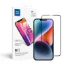 BlueStar Apple iPhone 14 Plus 5D Full Cover teljes kijelzős üvegfólia, Fekete keret