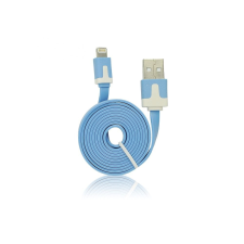 BlueStar Usb - ipho 5/5c/5s/6/6 plus/ipad mini ios8.3 kompatibilis vékony kábel (kék) kábel és adapter