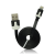 BlueStar USB - IPHO 5/5C/5S/6/6 Plus/iPAD Mini vékony kábel (fekete)