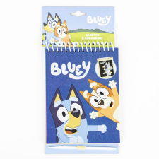 Bluey Bingo scratch képkarcoló és színező szett kreatív és készségfejlesztő