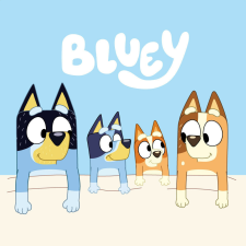 Bluey Cozy kéztörlő, arctörlő, törölköző 30x30cm babatörülköző, kifogó