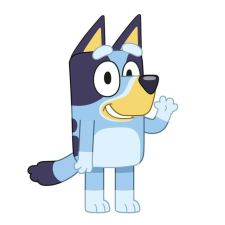 Bluey formapárna, díszpárna 21x31 cm lakástextília