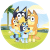  Bluey Joke papírtányér 8 db-os 23 cm