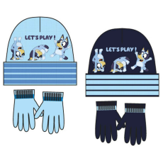 Bluey Let's Play gyerek sapka + kesztyű szett 52-54 cm
