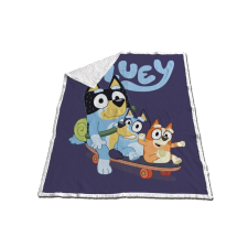 Bluey Skateboard sherpa takaró 120x150cm lakástextília