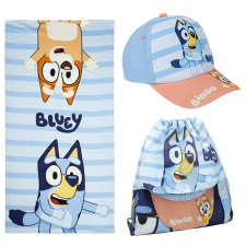 Bluey törölköző, tornazsák, baseball sapka szett lakástextília