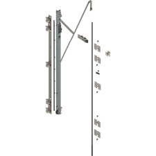 BLUM Revego Duo 802T5000.L2 gerenda pántokhoz, 2407-2556 mm, bal bútor