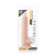 Blush Novelties Mr. Skin Realistic Cock Stud Muffin - letapasztható, herés, vízálló, élethű dildó - 21,6 cm (testszínű)