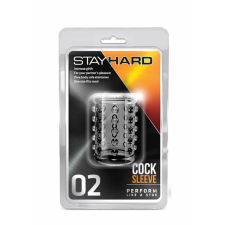 Blush Stay Hard Cock Sleeve 02 Clear – mandzsetta péniszgyűrű