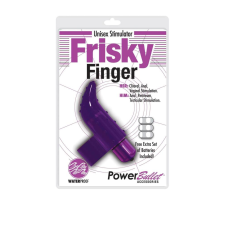 BMS Frisky Finger - vízálló ujjvibrátor (lila) vibrátorok
