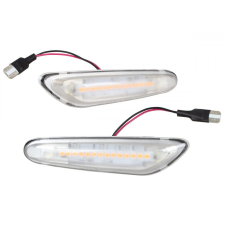 BMW 1 E81 E82 E87 E88 LED oldaljelző DINAMIKUS FEHÉR 2 db. autóalkatrész