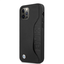 BMW Apple iPhone 12/12 Pro BMW BMHCP12MRCSWK Bőr Hátlap - Fekete tok és táska