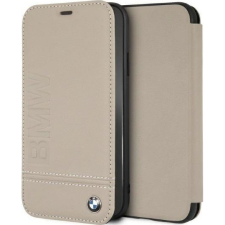 BMW BMFLBKI61LLST iPhone Xr Bézs/Szürke Könyvtok Logóval (BMW329) tok és táska