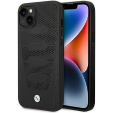 BMW BMHCP14S22RPSK iPhone 14 6.1" fekete bőrülés mintás tok tok és táska
