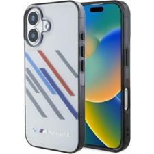 BMW BMHCP16M23HTRAG Motosport IML Random Stripes Tok iPhone 16 Plus - Szürke (BMW747) tok és táska