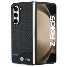 BMW BMHCZFD522NBCK Z Fold5 F946 fekete bőr Carbon tok tok és táska
