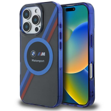 BMW BMHMP16L23HTPUK Motosport IML Circle MagSafe tok iPhone 16 Pro - fekete tok és táska
