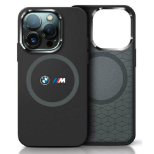 BMW BMHMP16S23SROK M Silicone Printed Ring MagSafe-kompatibilis keménytok iPhone 16 - fekete tok és táska