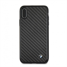 BMW Carbon Hardcase Apple iPhone X Tok - Fekete (BMHCPXMBC) tok és táska