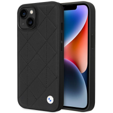 BMW Etui BMW BMHCP14S22RQDK iPhone 14 6.1&quot; fekete Bőr steppelt tok tok és táska