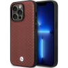 BMW Etui BMW BMHCP14X22RFGR iPhone 14 Pro Max 6,7" Burgundi Bőr Gyémántmintás Tok (BMW382)