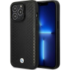 BMW Etui BMW BMHMP14L22RFGK iPhone 14 Pro 6,1" Fekete Bőr Gyémántmintás Magsafe Tok (BMW388)