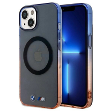 BMW Gradient Bumper MagSafe kompatibilis tok iPhone 15 / 14 / 13 - szürke tok és táska