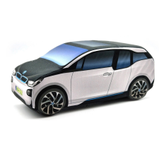 BMW i3 plüss autó- szürke plüssfigura