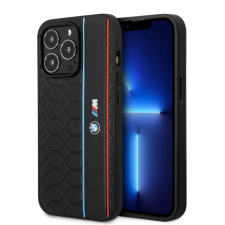 BMW iPhone 14 Pro hátlap tok, telefon tok, fekete, BMW, BMHCP14L22PGVK tok és táska