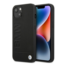 BMW Leather Stamp Apple iPhone 14 Plus hátlap tok, fekete tok és táska